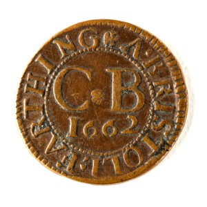 Kopparmynt, Bristol, 1662 - Skoklosters slott - 109785