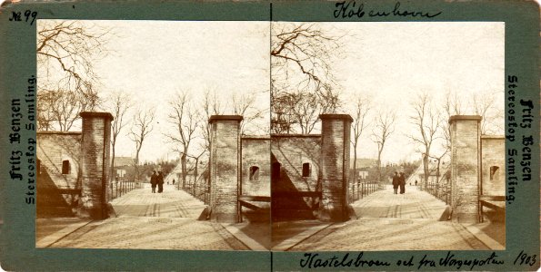 Kongebroen, Kastellet, 1903