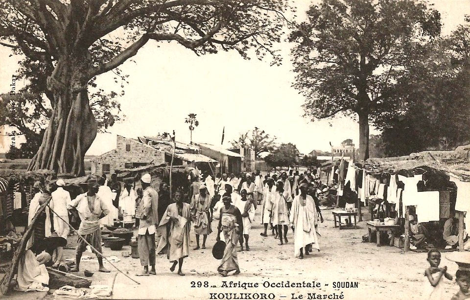 Koulikoro-Le marché (AOF)