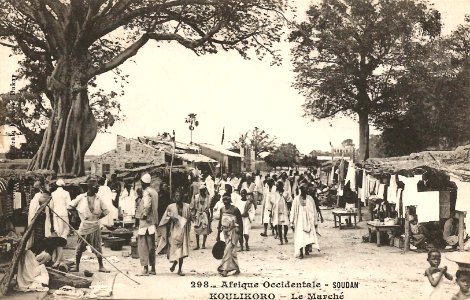 Koulikoro-Le marché (AOF)