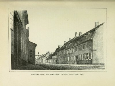 Kongens Gade, seet søndenfra. (Winthers Stentryk omtr. 1840). - Gamle Christiania-Billeder (1893) - 0068.1 photo