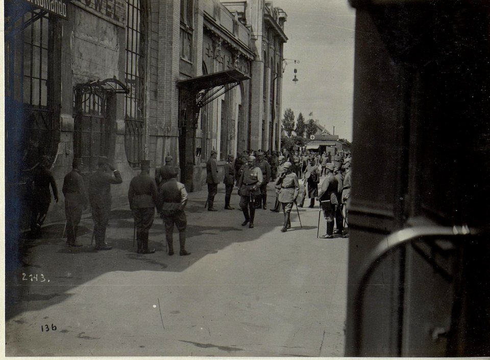 Kowel, Exlz.Hindenburg's Ankunft. (2-8.1916.) (BildID 15677260)