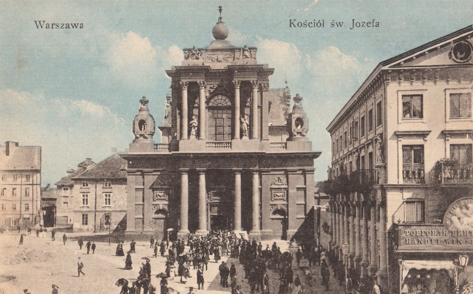 Kościół św. Józefa pokarmelicki w Warszawie przed 1916