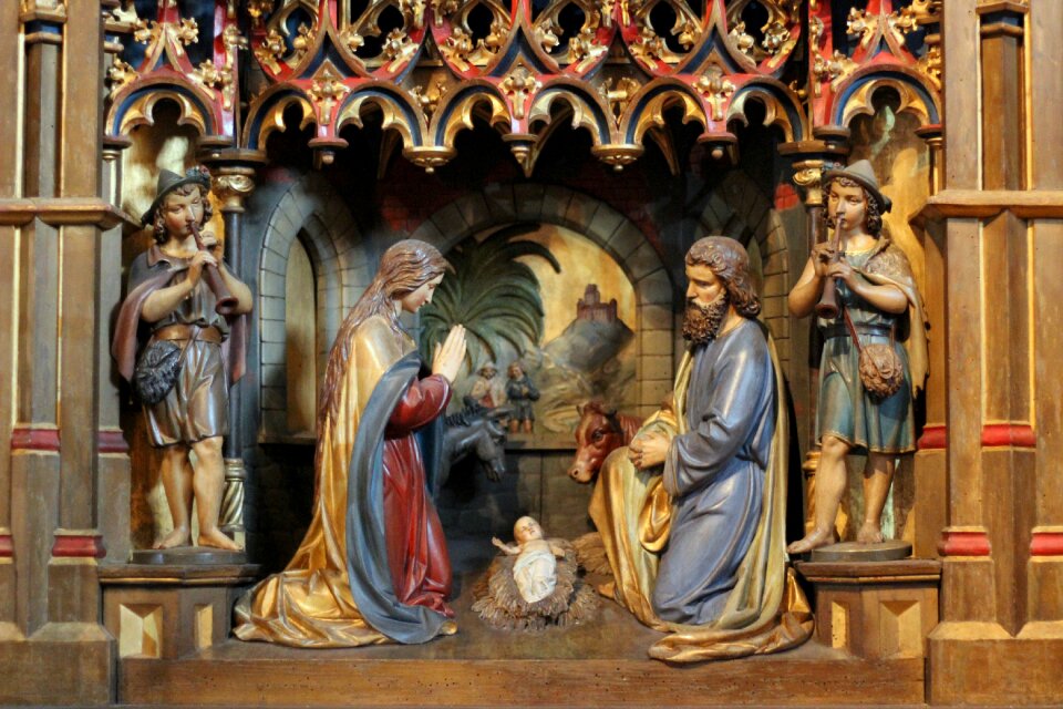 Christianity child christmas eve