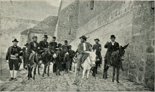 Grödner Pilger in Jerusalem 1898