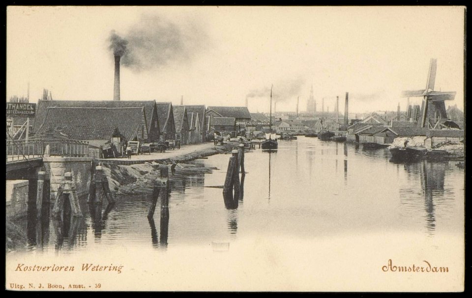 Kostverlorenvaart. Uitgave N.J. Boon, Amsterdam photo