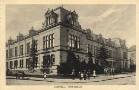 Krefeld, Nordrhein-Westfalen - Webeschule (Zeno Ansichtskarten)