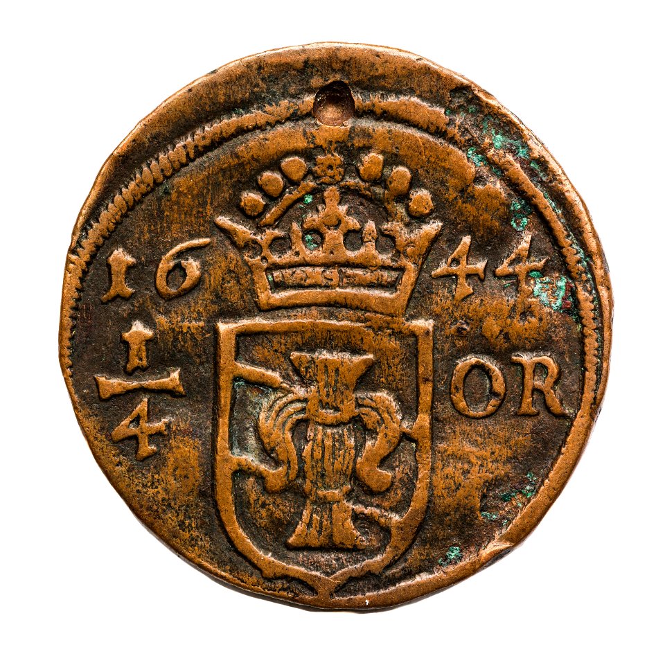 Kopparmynt, 1644 - Skoklosters slott - 109250