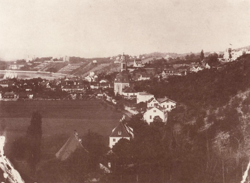 Kotzsch, Carl Friedrich August - Loschwitz mit Kirche (Zeno Fotografie)