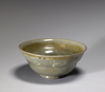 Korean - Tea Bowl with Slip-inlaid Decoration - Walters 49134 - Profile photo