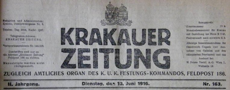 Krakauer Zeitung (1915)