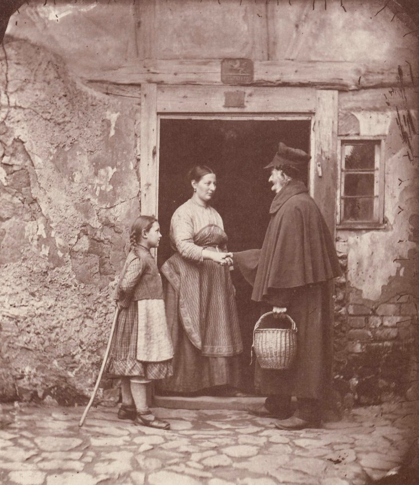 Kotzsch, Carl Friedrich August - Vater Langbein, Abschied nehmend (Zeno Fotografie)