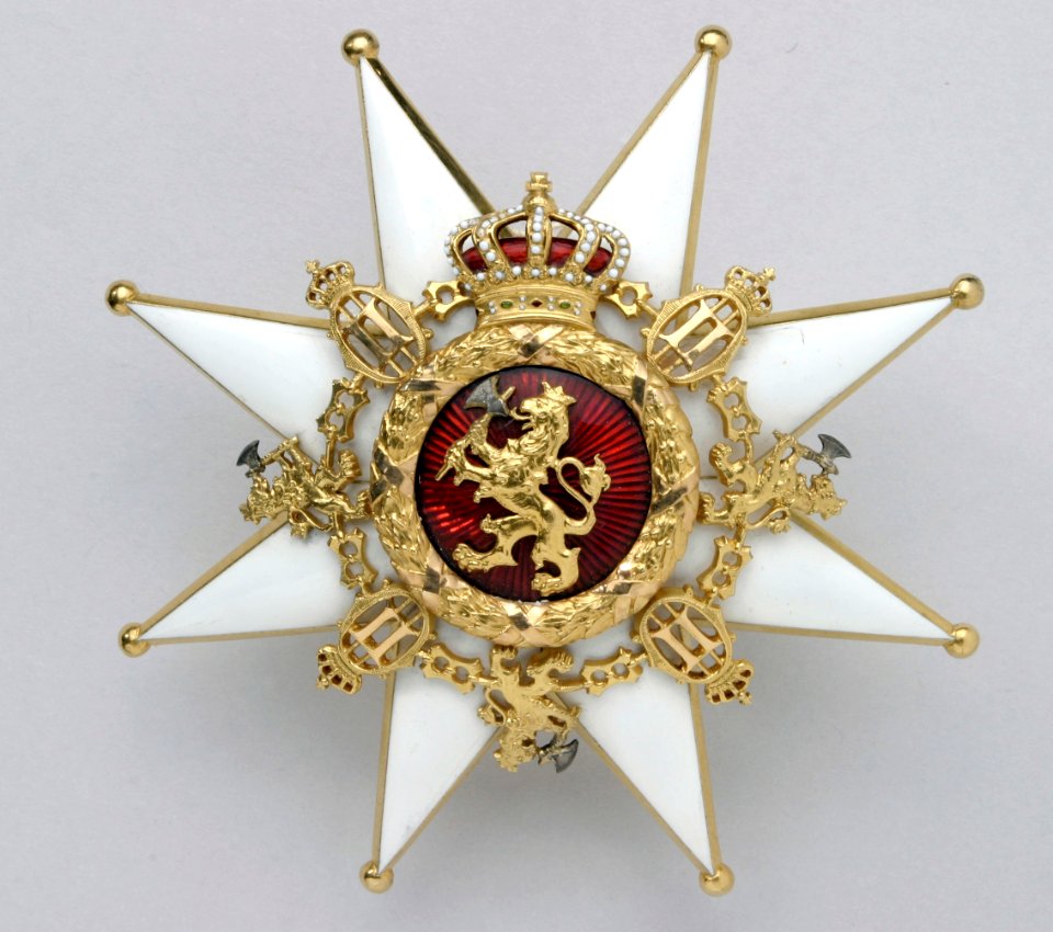 Kraschan Norska Lejonets orden - Livrustkammaren - 22496