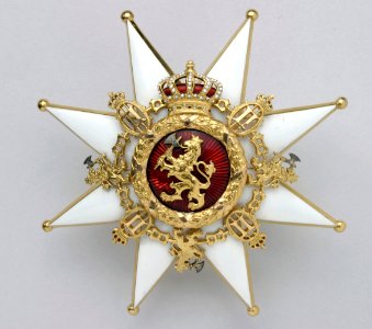 Kraschan Norska Lejonets orden - Livrustkammaren - 22496