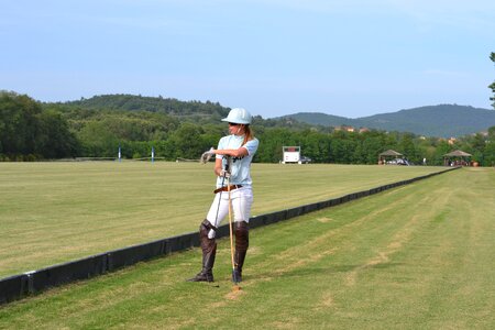 Grass course polo