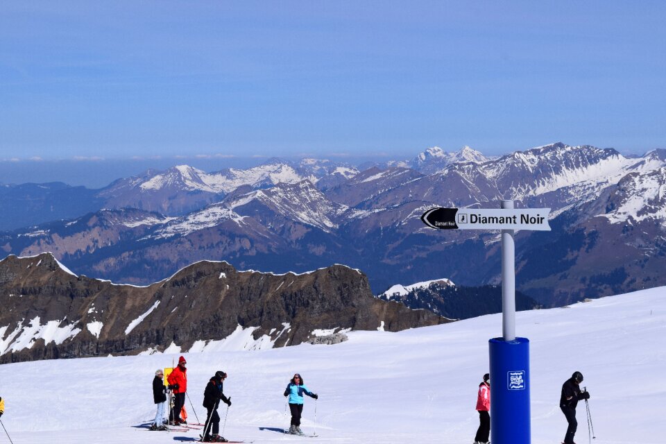 Alpine snow winter photo