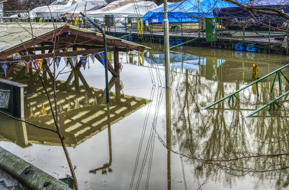 Marina underwater water