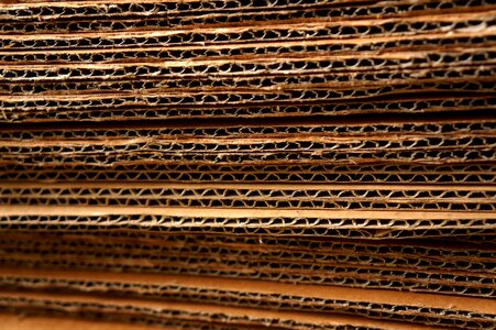 Corrugated paper carton background