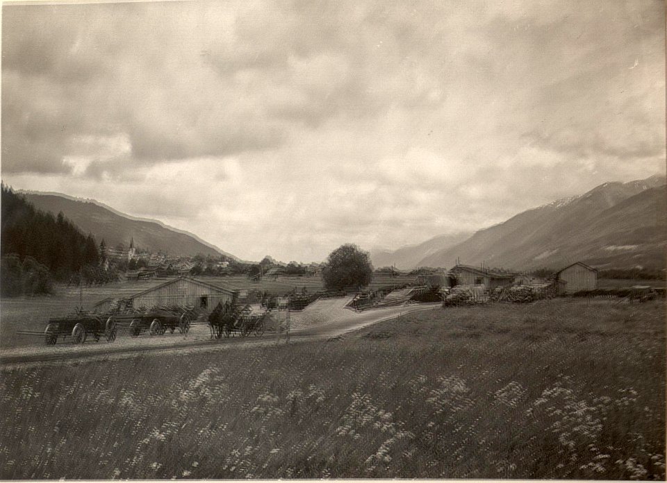Kriegsbahnhof Dellach imGailtale.Aufgenommen am 7.6.1916. (BildID 15475139)