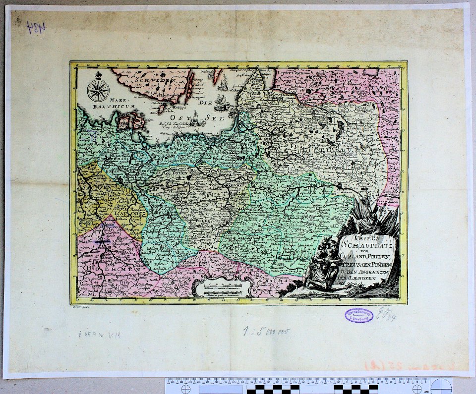 Kriegsschauplatz von Curland Polen 9109