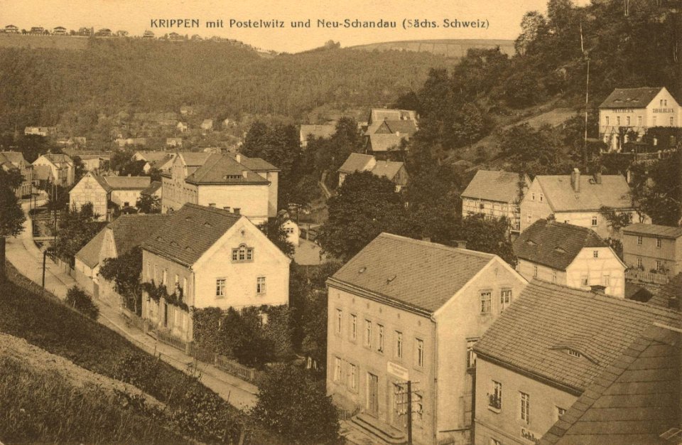 Krippen, Sachsen - Postelwitz und Neu-Schandau (Zeno Ansichtskarten)