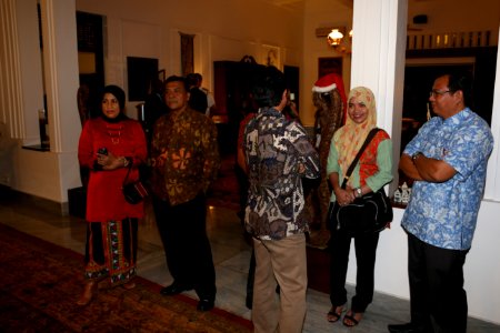 Kristen Bauer hosts a reception to reflect on life in Aceh after the 2004 Indian Ocean earthquake and tsunami disaster; December 2014 (10) photo