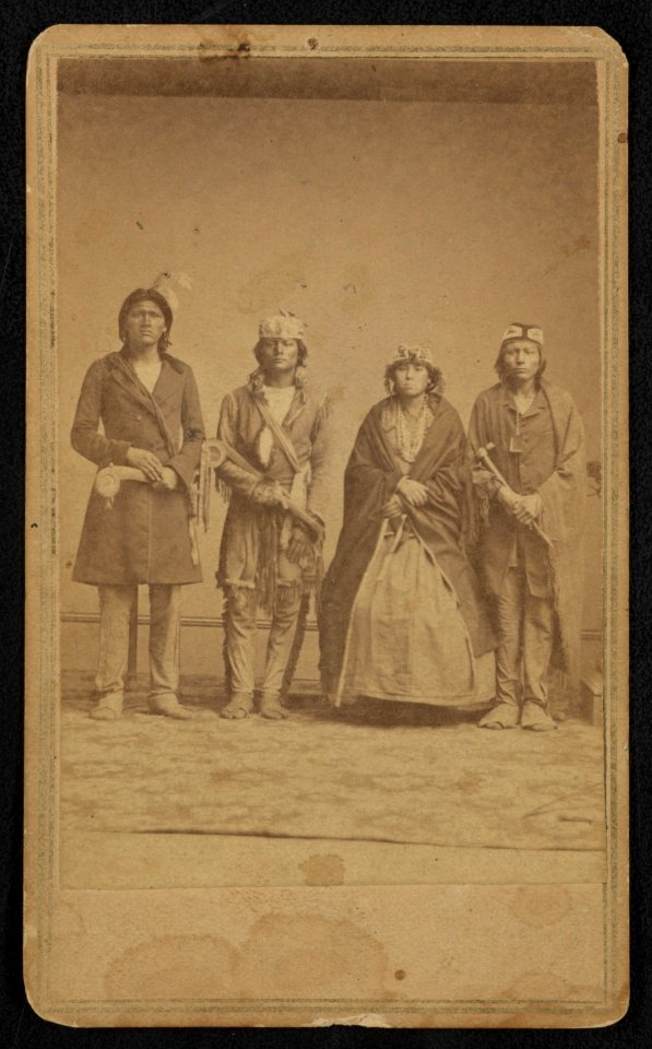 Kro Kuk - Cho Kuo, Kuk -Shah Powa & Ore oh Nann - From photographic negative in Brady's National Portrait Gallery. LCCN2016652260
