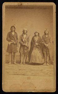 Kro Kuk - Cho Kuo, Kuk -Shah Powa & Ore oh Nann - From photographic negative in Brady's National Portrait Gallery. LCCN2016652260