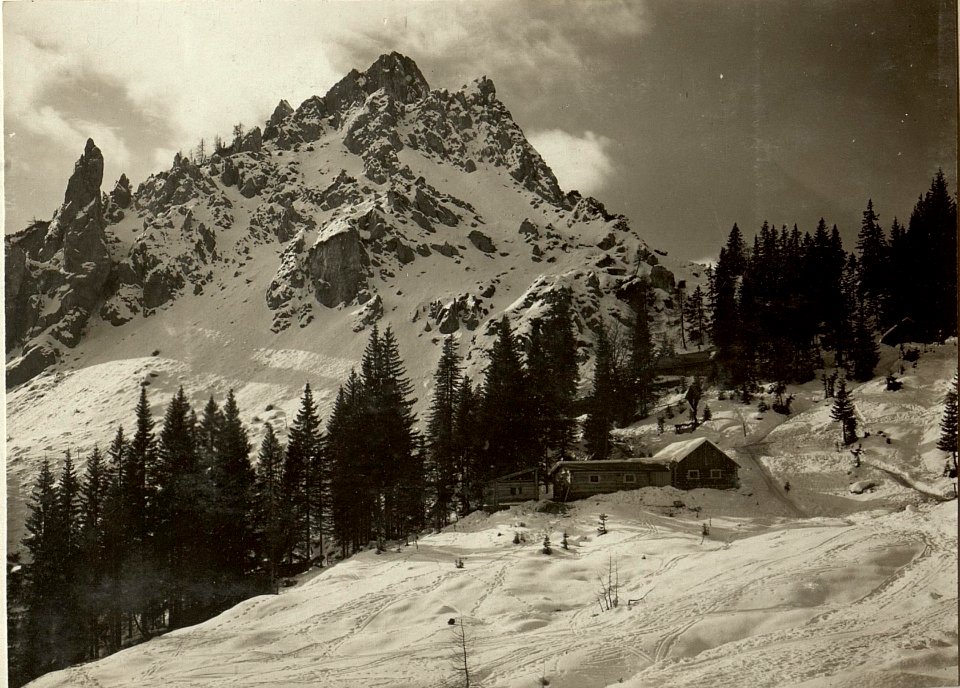 Kronalpe, Hintergrund die Brückenköpfe. Standpunkt, Kronalpe. (BildID 15467210)