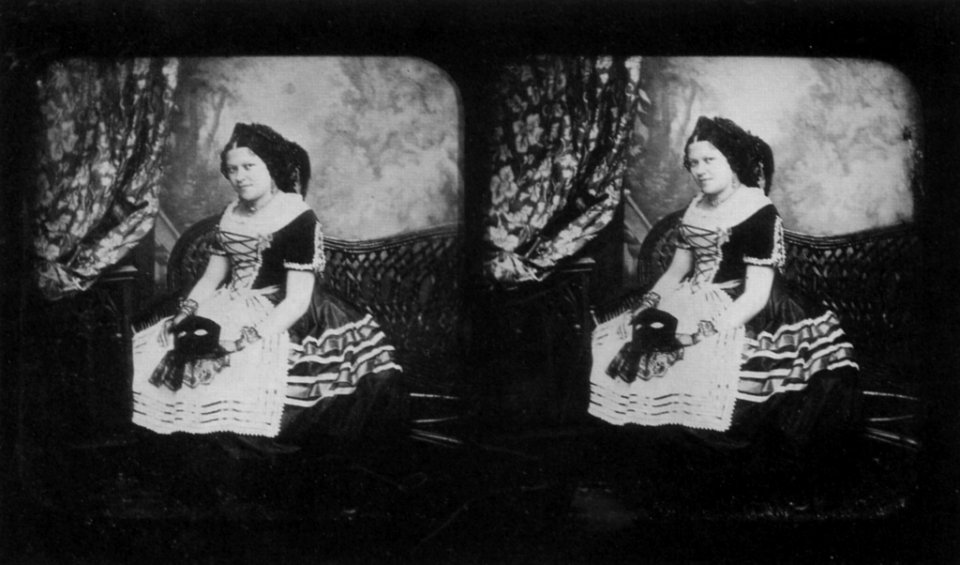 Krone, Hermann - Clementine Krone, geboren Blochmann, anlässlich eines Kostümsfestes, Dresden (Zeno Fotografie)