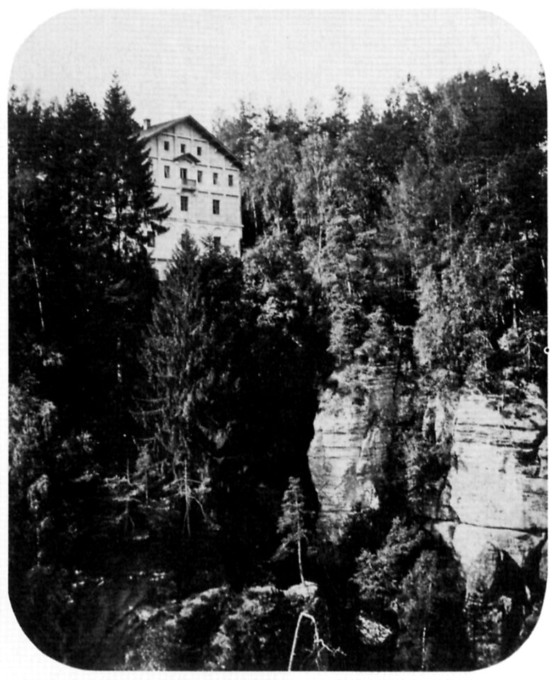 Krone, Hermann - Die Sächsische Schweiz - Das Basteihaus (Zeno Fotografie)