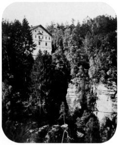 Krone, Hermann - Die Sächsische Schweiz - Das Basteihaus (Zeno Fotografie)