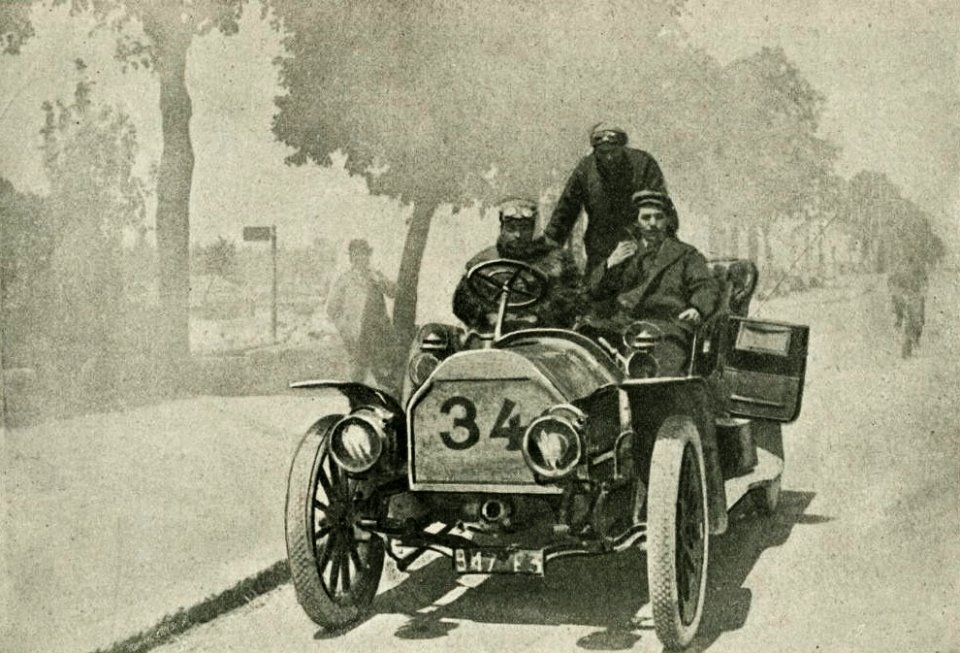 La Berliet 24 hp 1905, victorieuse alors de plusieurs épreuves françaises de tourisme