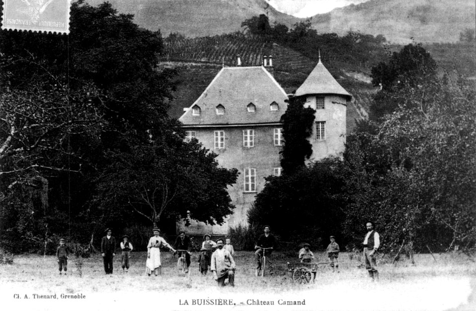 La Buissière, château Camand, p123 L'Isère 1900-1920 - cl A Thenard, Grenoble