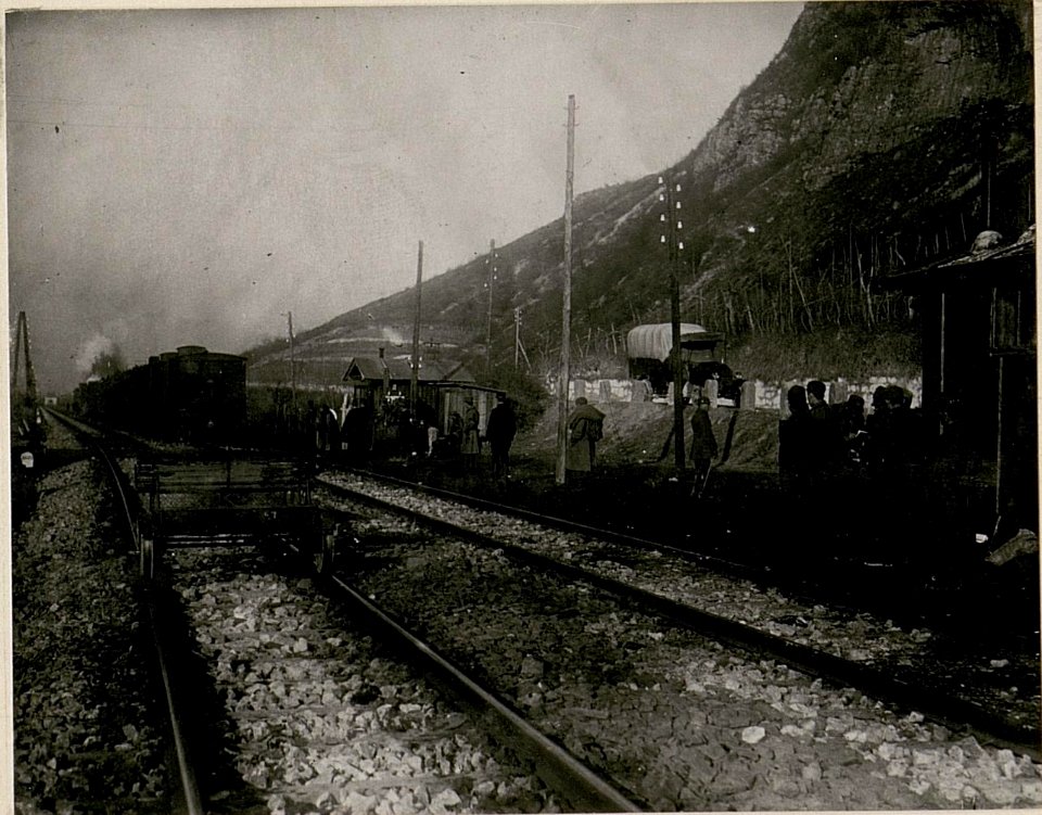 Kriegsbahnhof Caliano. (BildID 15510565)