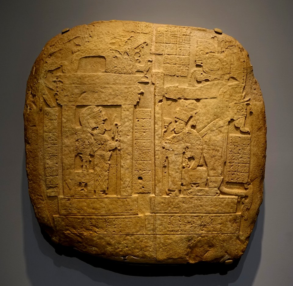 La Corona, Panel 6, Maya, La Corona, El Peten department, Guatemala, Late Classic period, dedicated August 18, 731 AD, limestone - Dallas Museum of Art - DSC04636
