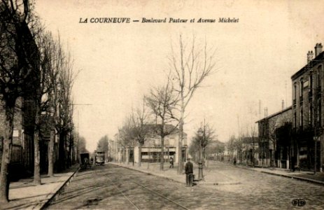 La Courneuve.Boulevard Pasteur et avenue Michelet