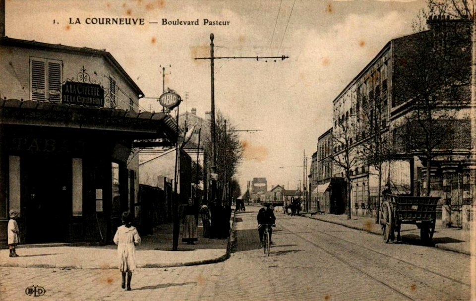 La Courneuve.Boulevard Pasteur.Civette de la Courneuve