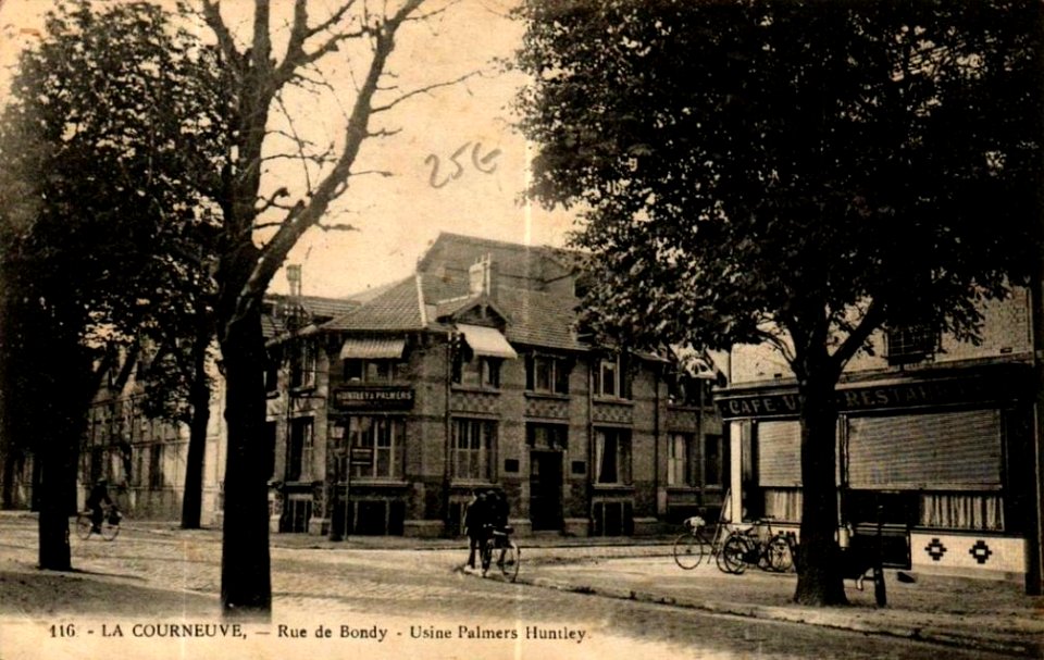 La Courneuve.Rue de Bondy.Usine Palmers Huntley