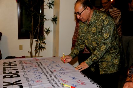 Kristen Bauer hosts a reception to reflect on life in Aceh after the 2004 Indian Ocean earthquake and tsunami disaster; December 2014 (15) photo