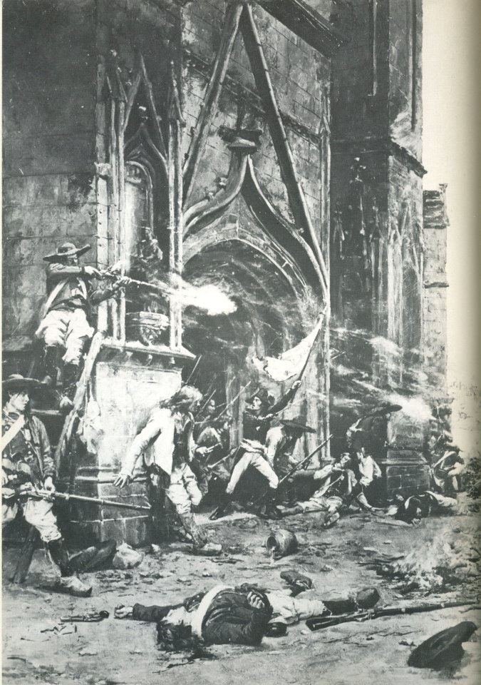 La défense de l'Eglise-Boutigny