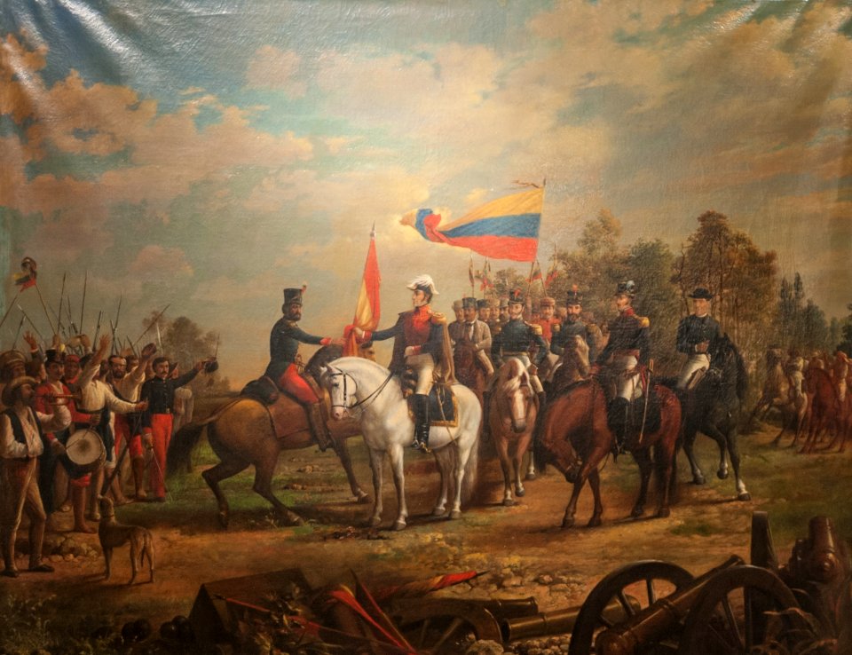 La entrega de la bandera del Numancia al Batallón Sin Nombre