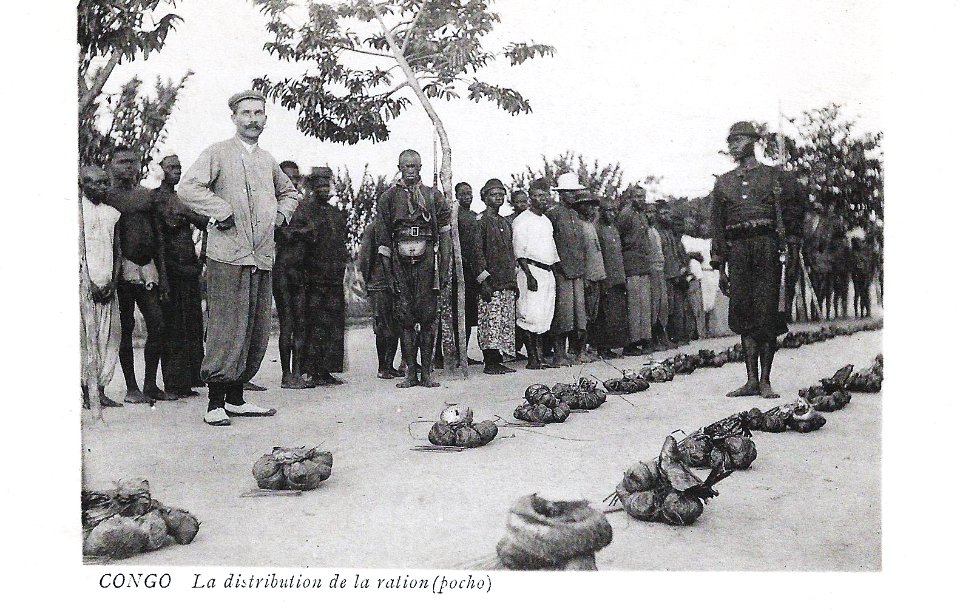 La distribution de la ration (pocho)-Congo