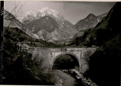 Krnica und Fort Hermann. Vordergrund Koritnicabrücke. (BildID 15736772)