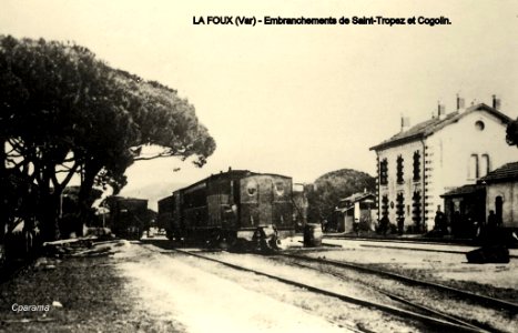 LA FOUX (Var) - Embranchements de Saint-Tropez et de Cogolin
