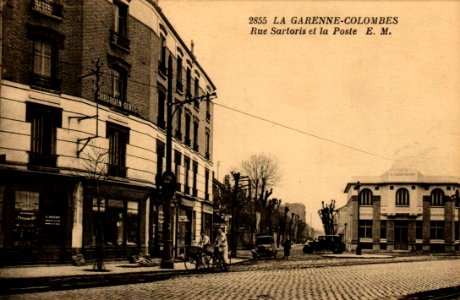 La Garenne-Colombes.Rue Sartoris.La poste photo
