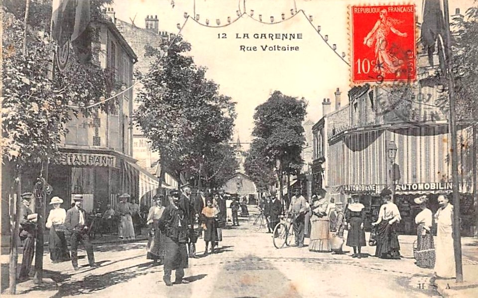 La Garenne-Colombes.Rue Voltaire