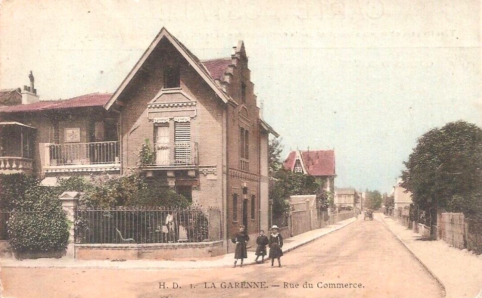 La Garenne-Colombes.Rue du Commerce
