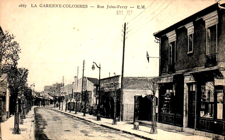 La Garenne-Colombes.Rue Jules-Ferry