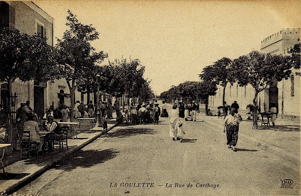La Goulette La rue de Carthage